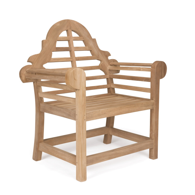 Teak Lutyen 38" Patio Garden Chair